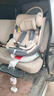 貝倍適兒童安全座椅汽車(chē)通用0-4-12歲寶寶嬰兒旋轉車(chē)載isofix便攜坐椅 銀河灰（支撐腿+腳踏+遮陽(yáng)帽） 曬單實(shí)拍圖