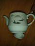 連山閣 陶瓷茶壺帶不銹鋼過(guò)濾網(wǎng)隔內膽大號容量功夫茶具家用單壺泡茶器 大號歐式山水茶壺單壺530ml 曬單實(shí)拍圖
