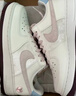 耐克（NIKE）NIKE女子空軍一號情人節限定款AF1 運動(dòng)鞋IQ4937-161白39 曬單實(shí)拍圖