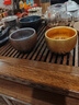 宋蘊油滴建盞茶杯情侶對杯個(gè)人專(zhuān)用茶盞大號主人杯送老師長(cháng)輩退休禮物 羅漢油滴盞+羅漢金油滴-對杯 曬單實(shí)拍圖