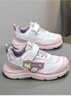 七波輝（7-PE）女童鞋子2026春季新款皮面防水耐磨減震戶(hù)外女孩休閑兒童運動(dòng)鞋 曬單實(shí)拍圖