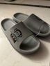 大嘴猴夏季涼拖鞋男26新款厚底可外穿室內家居防滑耐磨浴室洗澡情侶拖鞋 灰色 【正品保障】 44-45 標準碼（內長(cháng)275mm） 曬單實(shí)拍圖