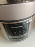 美的（Midea）電壓力鍋6L大容量家用高壓鍋提鮮一鍋雙膽煮飯鍋多功能不粘智能預約煲湯一鍵排氣帶蒸籠 曬單實(shí)拍圖