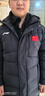 李寧加厚中長(cháng)款過(guò)膝羽絨服男女情侶款保暖防潑水寬松鴨絨AYMV657 曬單實(shí)拍圖
