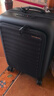 新秀麗（Samsonite）行李箱20英寸拉桿箱前開(kāi)口商務(wù)條紋旅行箱密碼登機箱黑色KF1 曬單實(shí)拍圖