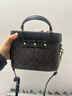 蔻馳（COACH）【品牌直供】女士KAY斜挎單肩斜挎手提盒子包拼色CBQ35女神節禮物 曬單實(shí)拍圖