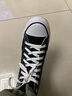 匡威（Converse）男女 ALL STAR常青款 高幫帆布情侶休閑鞋 101010 41.5碼US8碼 曬單實(shí)拍圖