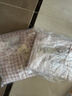 MUJI[自營(yíng)限定款]女士無(wú)側縫 雙層紗織睡衣  軟棉棉內衣 淺粉色格紋 S 曬單實(shí)拍圖