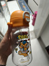 樂(lè )扣樂(lè )扣兒童水杯6-12歲吸管杯子小學(xué)生上學(xué)專(zhuān)用喝水瓶直飲杯夏季運動(dòng)水壺 蜜桔橙500ml 曬單實(shí)拍圖
