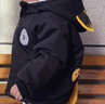 G.duck童裝男童外套加絨加厚兒童棉服秋冬季男寶寶風(fēng)衣卡通春秋冬裝衣服 小尾巴黑色【加絨】 100 建議90-100cm3-4歲 曬單實(shí)拍圖