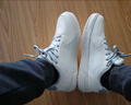 鴻星爾克男鞋板鞋男秋季休閑透氣百搭小白鞋運動(dòng)鞋丨天和 曬單實(shí)拍圖