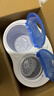 長(cháng)虹4.5KG雙桶洗衣機雙缸半自動(dòng)家用出租房宿舍小型迷你寶寶嬰兒童洗脫一體強力甩干抑菌除螨 藍色【升級款】洗脫兩用+抑菌除螨+不銹鋼脫水桶 曬單實(shí)拍圖