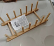 宜家（IKEA）OSTBIT奧比特盤(pán)子架竹制置物架廚房收納架多功能架子神器 盤(pán)子架竹 曬單實(shí)拍圖