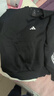 adidas日常通勤休閑加絨圓領(lǐng)衛衣套頭衫男秋冬阿迪達斯官方輕運動(dòng)   黑色/白色   XL 曬單實(shí)拍圖