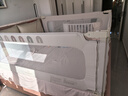貝易嬰兒床圍欄寶寶防摔防護欄床邊擋板防掉檔板免打孔三面1.8×2m 曬單實(shí)拍圖