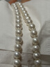 南珠宮福祿淡水珍珠項鏈925銀扣白色強光近圓女款送禮 7.5-8.5mm 曬單實(shí)拍圖