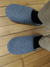 潔麗雅日式靜音棉拖鞋男士秋冬室內情侶居家防滑軟底家用四季地板拖鞋女 深灰 44-45 【適合43-44碼】 曬單實(shí)拍圖