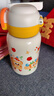 如山兒童保溫杯寶寶吸管杯小月齡學(xué)飲杯嬰幼兒316不銹鋼雙飲水杯 曬單實(shí)拍圖