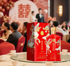 五糧液股份 婚宴喜酒 富貴吉祥精致52度500ml*2瓶濃香型純糧食白酒禮盒 曬單實(shí)拍圖