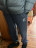 Abercrombie & Fitch美式百搭抓絨LOGO束腳運動(dòng)衛褲長(cháng)褲25秋冬新款男裝134-5147 海軍藍 S (175/76A) 曬單實(shí)拍圖