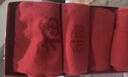 浪莎馬年本命年騏驥紅男士襪子男純棉結婚10A抗菌大紅色中筒襪禮盒 曬單實(shí)拍圖