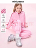 MiniPeace太平鳥(niǎo)童裝秋新女童套裝FBFCF3224 鳳仙花粉 140cm 曬單實(shí)拍圖