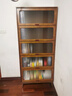 BECHUMO德國品牌實(shí)木書(shū)柜防塵帶玻璃門(mén)書(shū)架一體靠墻落地客廳多功能儲物柜 5門(mén)80cm-胡桃色 需要智能感應燈聯(lián)系客服 曬單實(shí)拍圖