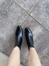 星期六尖頭短靴女2025新款冬季加絨低跟切爾西靴子百搭瘦瘦馬丁靴 黑色單里 37 曬單實(shí)拍圖