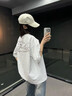 班尼路（Baleno）純棉t恤女夏季寬松大碼2026新款顯瘦短袖女小眾設計感圓領(lǐng)上衣服 曬單實(shí)拍圖