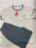 貓人男士睡衣男春夏季純棉短袖短褲家居服大碼休閑圓領(lǐng)新男家居服套裝 曬單實(shí)拍圖