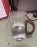 泥也綠茶杯玻璃水杯泡猴魁毛峰專(zhuān)用杯耐高溫男士辦公帶木把透明喝茶杯 曬單實(shí)拍圖