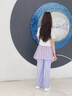 NICKYBABY女童夏季套裝2026年新款兒童街舞演出服女大童夏日穿搭多巴胺夏裝 15290紫色 120 cm 曬單實(shí)拍圖