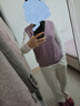 金菊【綿羊毛100%】?jì)羯獍姹承鸟R甲疊穿百搭圓領(lǐng)無(wú)袖針織衫女羊毛衫 曬單實(shí)拍圖
