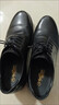 金利來(lái)（Goldlion）【新年送禮】男鞋正裝時(shí)尚商務(wù)皮鞋舒適德比鞋G502740432AAA黑42 曬單實(shí)拍圖