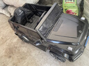 福兒寶奔馳授權大G兒童電動(dòng)車(chē)玩具車(chē)可坐人四輪帶遙控越野小孩寶寶送禮 四驅黑+減震器+后備箱+高低門(mén)+皮座+防爆軟胎 曬單實(shí)拍圖