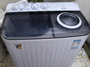 小鴨【官方店】半自動(dòng)洗衣機迷你小型波輪大容量租房宿舍家用雙桶雙缸分區脫水甩干老式強力去污 15.5KG  洗10+脫5.5+強勁電機終生聯(lián)保 雙缸 曬單實(shí)拍圖