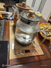 茶皇子（CHAHUANGZI）全自動(dòng)雙壺底部上水電熱水壺嵌入式燒煮茶臺燒水壺一體機蒸汽噴淋式煮茶器電茶爐 1.2L ZC2-M燒水+煮茶（尺寸37*20cm） 曬單實(shí)拍圖
