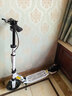 帝百倫（DEPTHPOWER）兒童滑板車(chē)成人6-10歲14歲30歲代步神器上班折疊男女孩平衡踏板車(chē) 悍馬白【手閘碟剎雙減震】非電動(dòng) 曬單實(shí)拍圖