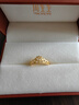 周生生足金愛(ài)情密語(yǔ)皇冠黃金戒指開(kāi)口戒金飾品90227R計價(jià)3.05克 曬單實(shí)拍圖