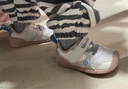 基諾浦（ginoble）步前鞋男女寶寶鞋子2026年春季新品學(xué)步鞋0-1歲童鞋GB2519 月光灰_絨白_深灰 18 110mm 適合腳長(cháng)106-115mm 曬單實(shí)拍圖