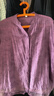 皮爾卡丹（pierre cardin）夏季新款媽媽裝麻外套休閑上衣薄開(kāi)衫中年女寬松遮肚防曬外搭 紫色【輕薄透氣】 2XL 建議105-120斤 曬單實(shí)拍圖