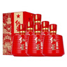 紅星二鍋頭 百年醇和紅壇 清香型白酒 53度 500ml*6瓶 整箱裝口糧酒 曬單實(shí)拍圖