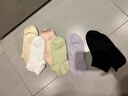京東京造【10A抑菌】6雙女式純棉襪子夏季新疆棉防臭休閑透氣棉短筒襪女 曬單實(shí)拍圖