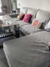 浪莎夏季2026新款高端輕奢涼感冰絲皮沙發(fā)蓋墊現代簡(jiǎn)約直排沙發(fā)涼席墊 冰絲知夏-灰色【涼而不冰好面料 機洗無(wú)憂(yōu)更省心】 90*90cm （加大加寬扶手靠背） 曬單實(shí)拍圖