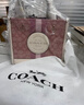 蔻馳（COACH）女包 DEMPSEY TOTE 女士時(shí)尚潮流單肩手提托特包送女生禮物 粉色拼色 曬單實(shí)拍圖