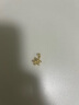 周大生黃金吊墜5G足金雪花繞線(xiàn)清新簡(jiǎn)約項鏈送女友老婆紀念日生日禮物 足金雪花繞線(xiàn)吊墜約1.2g+18k金鏈約1g 曬單實(shí)拍圖