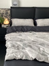 木魚(yú)笙笙極簡(jiǎn)侘寂風(fēng)丨純棉床上四件套全棉床單被套床笠春秋復古綠四季床品 圣誕樹(shù)四季款-碳灰 【順豐包郵】 1.5m/1.8m 床單款 被套200x230cm 曬單實(shí)拍圖
