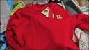 HLA海瀾之家衛衣春季26馬年賀歲系列五明治紅色長(cháng)袖男 曬單實(shí)拍圖