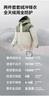 伯希和（Pelliot）戶(hù)外兒童沖鋒衣男女三合一防風(fēng)防水春夏夾克外套134301043綠灰140 曬單實(shí)拍圖