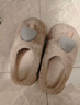 俞兆林（YUZHAOLIN）可愛(ài)蘑菇棉拖鞋女情侶居家用室內保暖毛絨棉拖鞋男 YG256 曬單實(shí)拍圖